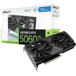 Karta graficzna PNY GeForce RTX 5060 Ti OC Dual Fan 8GB DLSS 4 