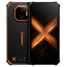 Smartfon MYPHONE Hammer Energy X2 6/128GB 6.1" Czarno-pomarańczowy 