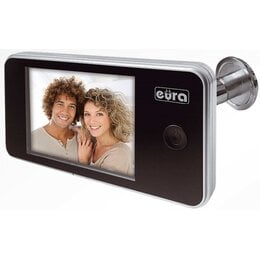 Wideo-wizjer EURA VDP-01C1 Eris Srebrny 