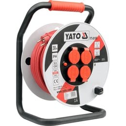 Przedłużacz YATO YT-8108 bębnowy 4 gniazda (50 metrów) 