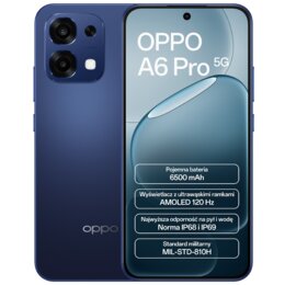 Smartfon OPPO A6 Pro 5G 8/256GB 6.57" 120Hz Niebieski 