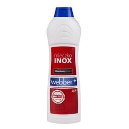 Mleczko do czyszczenia stali nierdzewnej WEBBER Titanium Protect 500 ml 