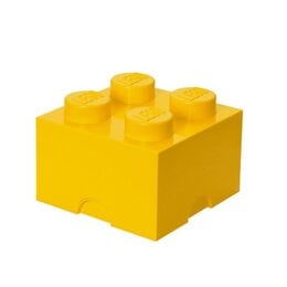 Pojemnik na LEGO klocek Brick 4 Żółty 40031732 