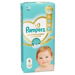 Pieluchy jednorazowe PAMPERS Premium Care 4 Maxi 9 -14 kg (52 sztuki) 