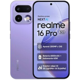 Smartfon REALME 16 Pro 5G 8/256GB 6.78" 144Hz Fioletowy 