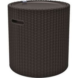 Stolik KETER Cool Stool 230904 ze schowkiem Brązowy 