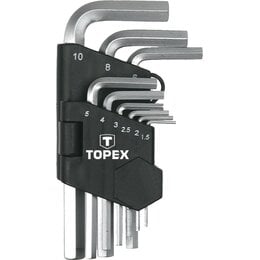 Zestaw kluczy sześciokątnych TOPEX 35D955 1.5 - 10 (9 elementów) 
