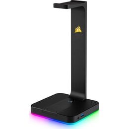 Stojak na słuchawki CORSAIR ST100 RGB Wbudowany HUB USB, Wysokość 250 mm 