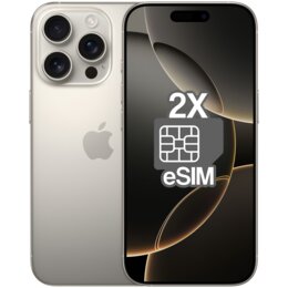 Smartfon APPLE iPhone 16 Pro (odnowiony, nieaktywowany) 5G 128GB 6.3" 120Hz Tytan naturalny 2x eSim (CPO) 