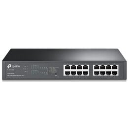 Switch TP-LINK TL-SG1016PE Gigabit Ethernet, 16 portów, Funkcja PoE, Zarządzalny 