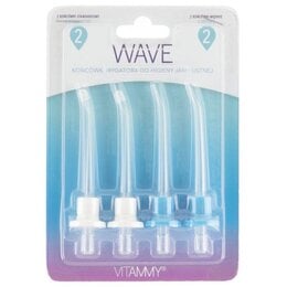 Oryginalna końcówka do irygatora VITAMMY Wave (4 sztuki) (Zapewnia ochronę przed bakteriami) 