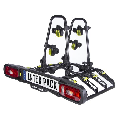 Bagażnik samochodowy na rower INTER PACK Quattro na hak 4 rowery