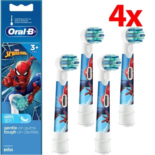 Oryginalna końcówka szczoteczki ORAL-B EB10S-2 Spider-Man (4 szt.)