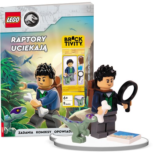 Książka LEGO Jurassic World Raptory uciekają LNC-6207 (okładka miękka)