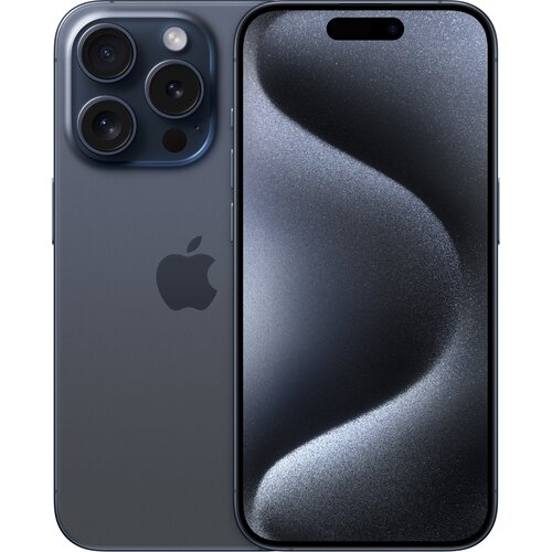 Smartfon APPLE iPhone 15 Pro (odnowiony, nieaktywowany) 5G 128GB 6.1" 120Hz Tytan błękitny (CPO) 2x eSIM